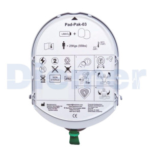 Electrodes + Battery Adult Samaritan Defibrillator